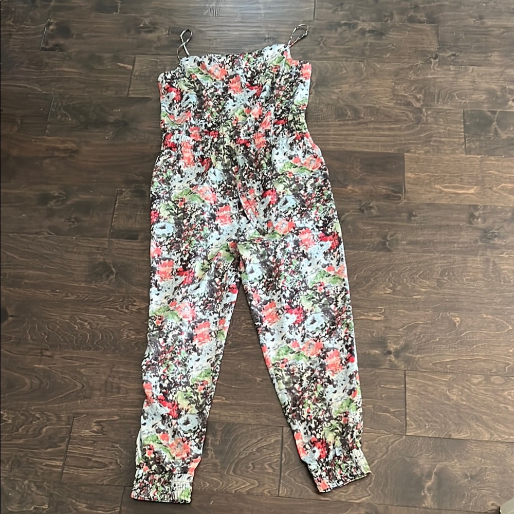 NWT Abstract Floral Women's Jumpsuit